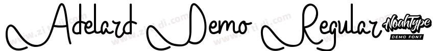 Adelard Demo Regular字体转换